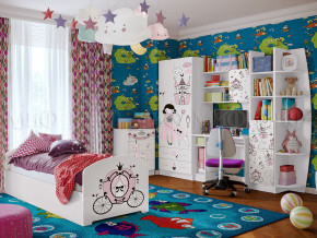 Детская комната Юниор-2 Принцесса в Пыть-Яхе - pyt-yah.magazinmebel.ru | фото