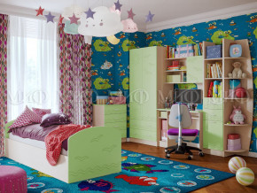 Детская комната Юниор-2 Салатовый в Пыть-Яхе - pyt-yah.magazinmebel.ru | фото