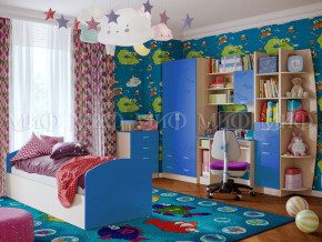 Детская комната Юниор-2 Синий в Пыть-Яхе - pyt-yah.magazinmebel.ru | фото