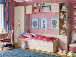 Детская комната Вега 1 Дуб беленый в Пыть-Яхе - pyt-yah.magazinmebel.ru | фото