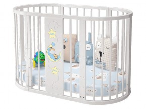 Детская кроватка белая Эстель в Пыть-Яхе - pyt-yah.magazinmebel.ru | фото