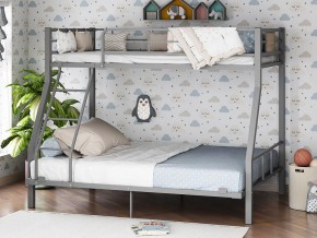 Двухъярусная кровать Гранада-1 140 Серая в Пыть-Яхе - pyt-yah.magazinmebel.ru | фото