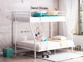 Двухъярусная кровать Гранада-2 140 белая в Пыть-Яхе - pyt-yah.magazinmebel.ru | фото