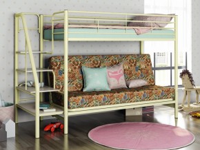 Двухъярусная кровать с диваном Мадлен 3 Слоновая кость-марки в Пыть-Яхе - pyt-yah.magazinmebel.ru | фото - изображение 1