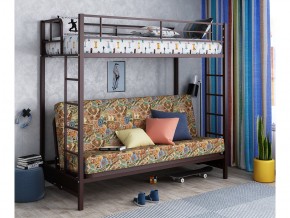 Двухъярусная кровать с диваном Мадлен Коричневая-марки в Пыть-Яхе - pyt-yah.magazinmebel.ru | фото - изображение 1