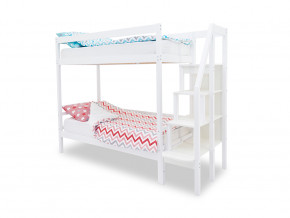 Двухъярусная кровать Svogen белый в Пыть-Яхе - pyt-yah.magazinmebel.ru | фото - изображение 1