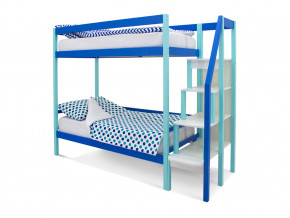 Двухъярусная кровать Svogen мятно-синий в Пыть-Яхе - pyt-yah.magazinmebel.ru | фото