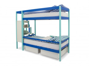 Двухъярусная кровать Svogen с ящиками мятно-синий в Пыть-Яхе - pyt-yah.magazinmebel.ru | фото - изображение 5