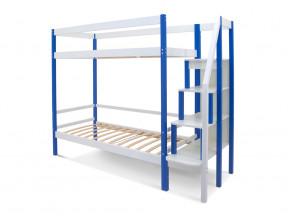 Двухъярусная кровать Svogen с ящиками сине-белый в Пыть-Яхе - pyt-yah.magazinmebel.ru | фото - изображение 2