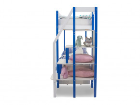 Двухъярусная кровать Svogen с ящиками сине-белый в Пыть-Яхе - pyt-yah.magazinmebel.ru | фото - изображение 4