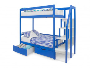 Двухъярусная кровать Svogen с ящиками синий в Пыть-Яхе - pyt-yah.magazinmebel.ru | фото - изображение 2