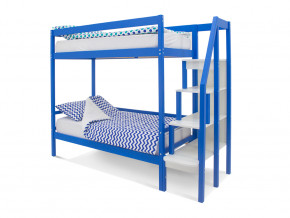 Двухъярусная кровать Svogen синий в Пыть-Яхе - pyt-yah.magazinmebel.ru | фото