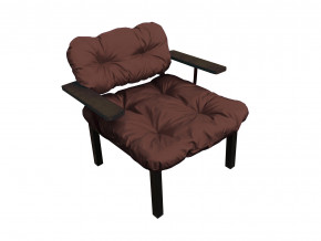 Кресло Дачное коричневая подушка в Пыть-Яхе - pyt-yah.magazinmebel.ru | фото
