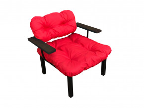 Кресло Дачное красная подушка в Пыть-Яхе - pyt-yah.magazinmebel.ru | фото