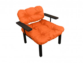 Кресло Дачное оранжевая подушка в Пыть-Яхе - pyt-yah.magazinmebel.ru | фото