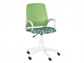 Кресло компьютерное Ирис white kids стандарт зеленый-Т-58 в Пыть-Яхе - pyt-yah.magazinmebel.ru | фото - изображение 1