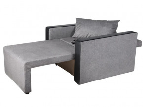 Кресло-кровать Милена с подлокотниками велюр серый в Пыть-Яхе - pyt-yah.magazinmebel.ru | фото - изображение 2