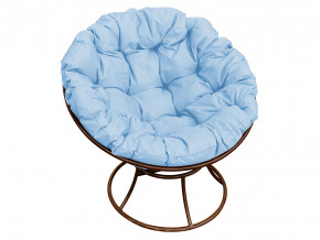 Кресло Папасан без ротанга голубая подушка в Пыть-Яхе - pyt-yah.magazinmebel.ru | фото