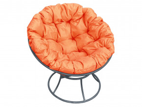 Кресло Папасан без ротанга оранжевая подушка в Пыть-Яхе - pyt-yah.magazinmebel.ru | фото