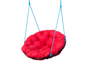 Кресло Папасан подвесное красная подушка в Пыть-Яхе - pyt-yah.magazinmebel.ru | фото