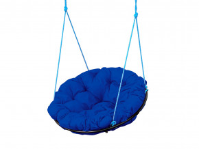 Кресло Папасан подвесное синяя подушка в Пыть-Яхе - pyt-yah.magazinmebel.ru | фото