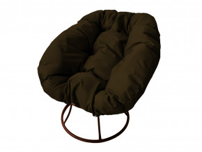 Кресло Пончик без ротанга коричневая подушка в Пыть-Яхе - pyt-yah.magazinmebel.ru | фото - изображение 1