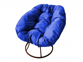 Кресло Пончик без ротанга синяя подушка в Пыть-Яхе - pyt-yah.magazinmebel.ru | фото - изображение 1