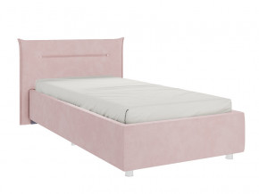 Кровать Альба 900 велюр нежно-розовый в Пыть-Яхе - pyt-yah.magazinmebel.ru | фото