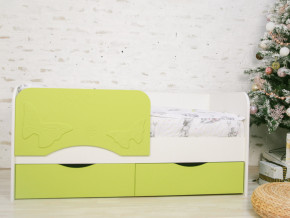 Кровать Бабочка белый/салатовый софт в Пыть-Яхе - pyt-yah.magazinmebel.ru | фото - изображение 1