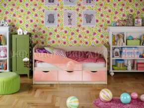 Кровать Бабочки 1600 Розовый металлик в Пыть-Яхе - pyt-yah.magazinmebel.ru | фото