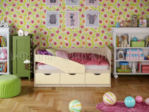 Кровать Бабочки 1600 Ваниль в Пыть-Яхе - pyt-yah.magazinmebel.ru | фото