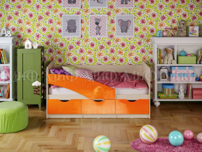 Кровать Бабочки 1800 Оранжевый металлик в Пыть-Яхе - pyt-yah.magazinmebel.ru | фото
