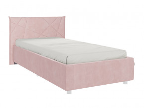 Кровать Бест 900 велюр нежно-розовый в Пыть-Яхе - pyt-yah.magazinmebel.ru | фото