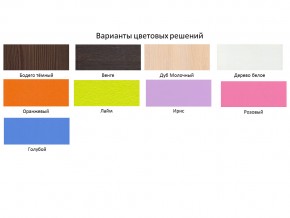 Кровать чердак Юниор 4 дуб молочный-голубой в Пыть-Яхе - pyt-yah.magazinmebel.ru | фото - изображение 2