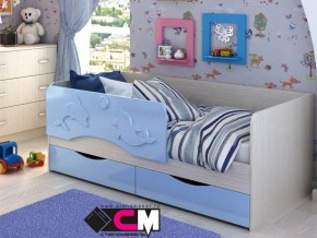 Кровать детская Алиса КР 812 голубая 1600 в Пыть-Яхе - pyt-yah.magazinmebel.ru | фото