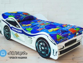 Кровать детская машина Полиции в Пыть-Яхе - pyt-yah.magazinmebel.ru | фото - изображение 1