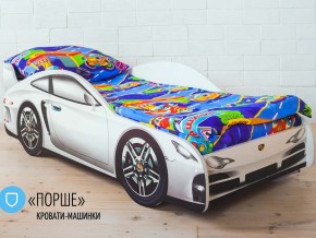 Кровать детская машинка Порше в Пыть-Яхе - pyt-yah.magazinmebel.ru | фото