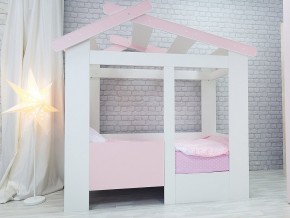 Кровать детская Теремок без ящика розовая в Пыть-Яхе - pyt-yah.magazinmebel.ru | фото