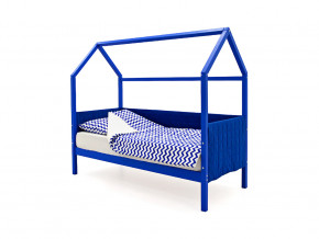 Кровать-домик мягкий Svogen синий в Пыть-Яхе - pyt-yah.magazinmebel.ru | фото