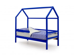 Кровать-домик Svogen с бортиком синий в Пыть-Яхе - pyt-yah.magazinmebel.ru | фото