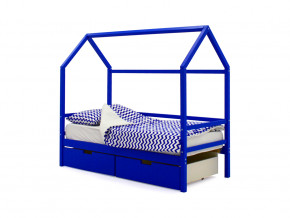 Кровать-домик Svogen с ящиками синий в Пыть-Яхе - pyt-yah.magazinmebel.ru | фото