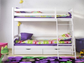 Кровать двухъярусная Сонечка с ящиками и лестницей в Пыть-Яхе - pyt-yah.magazinmebel.ru | фото - изображение 2