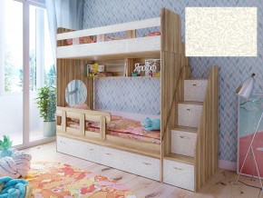 Кровать двухъярусная Юниор 1 с фасадом для рисования феритейл в Пыть-Яхе - pyt-yah.magazinmebel.ru | фото