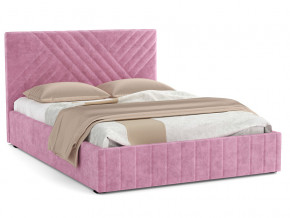 Кровать Гамма 1400 с основанием велюр тенерифе розовый в Пыть-Яхе - pyt-yah.magazinmebel.ru | фото