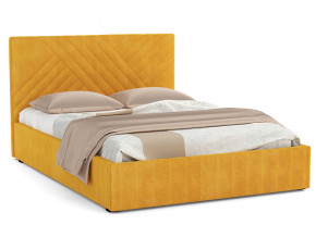 Кровать Гамма 1600 с основанием велюр тенерифе куркума в Пыть-Яхе - pyt-yah.magazinmebel.ru | фото - изображение 1