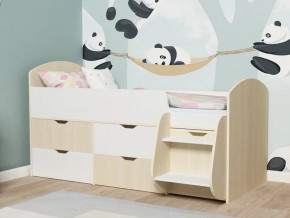 Кровать Малыш-7 Дуб-Белое дерево в Пыть-Яхе - pyt-yah.magazinmebel.ru | фото