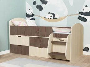 Кровать Малыш-7 Дуб-Бодега в Пыть-Яхе - pyt-yah.magazinmebel.ru | фото - изображение 1