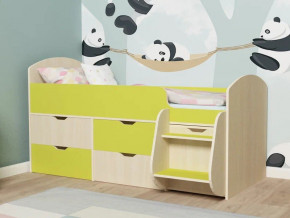 Кровать Малыш-7 Дуб-лайм в Пыть-Яхе - pyt-yah.magazinmebel.ru | фото