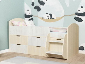 Кровать Малыш-7 Дуб-Винтерберг в Пыть-Яхе - pyt-yah.magazinmebel.ru | фото