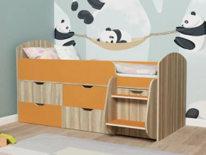 Кровать Малыш-7 Ясень-оранж в Пыть-Яхе - pyt-yah.magazinmebel.ru | фото - изображение 1